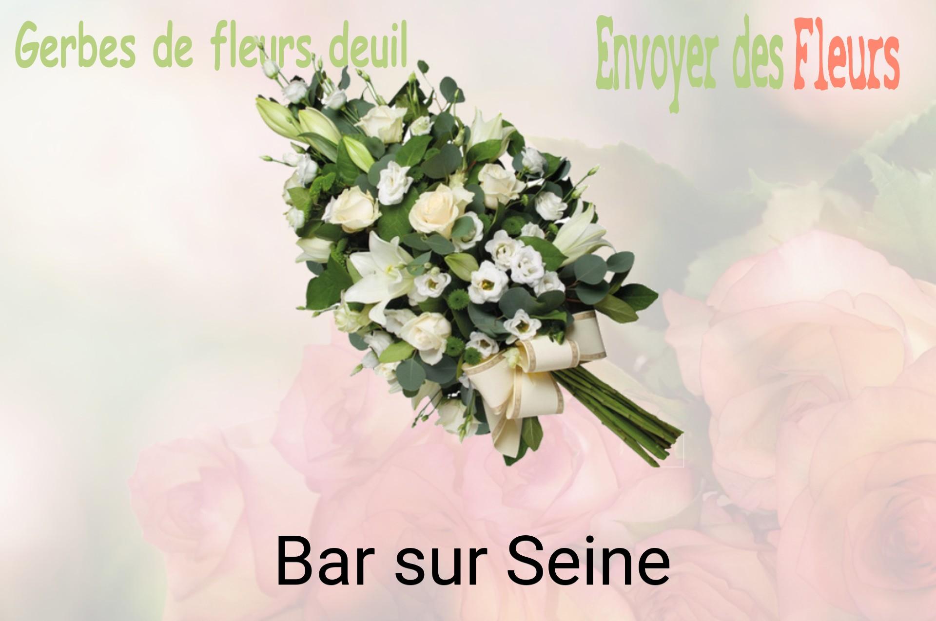 Gerbe de fleurs de deuil livrée à Bar-sur-Seine